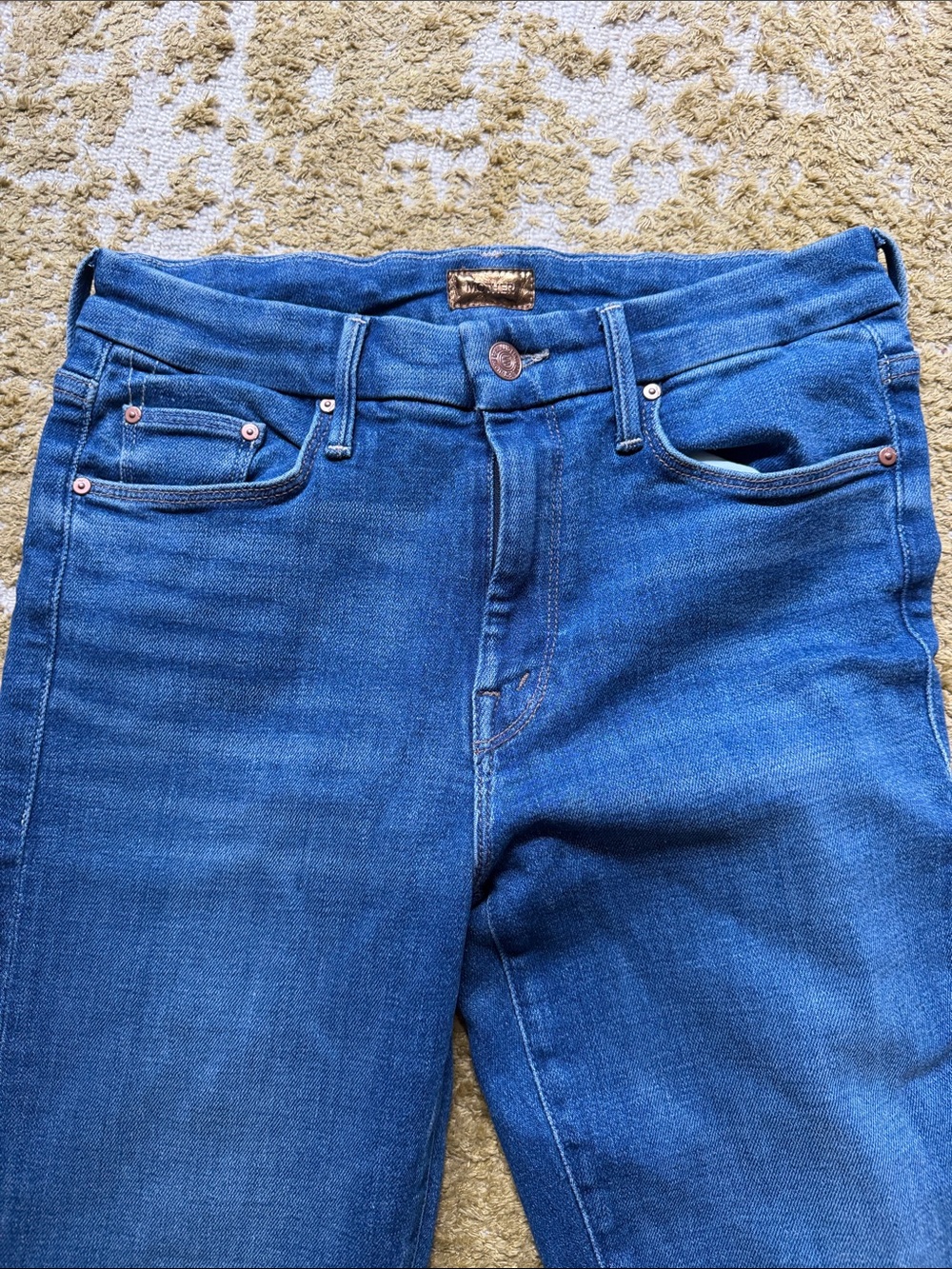 MOTHER The Looker 28 briefly gorgeous Jeans in Deep Blue Wash